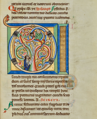 Zacchaeus and Christ, Unknown writer, Stammheim Missal, circa 1170, © The J Paul Getty Museum, Los Angeles,