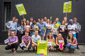 Young CAFOD climate campaigners