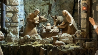 Nativity scene in Greccio