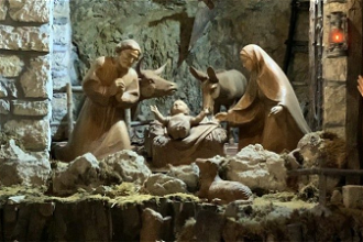 Nativity scene in Greccio