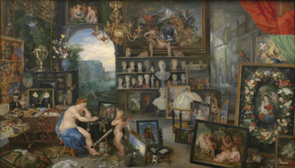 The Five Senses, Sight, Pieter Breughel  and Peter Paul Rubens, 1617, © Museo del Prado, Madrid