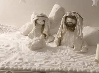 Palermo crib made of salt