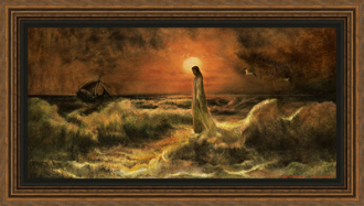 Christ Walking on the Waters, by Julius Sergius Von Klever - 1880