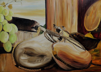 Don't put new wine into old wineskins, by Nicole Murray, 2014 © Nicole Murray Art, Australia