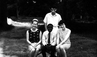 Brian Sheen with medical team in Nigeria 1968