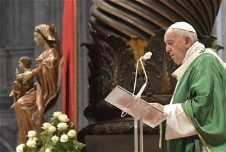 Pope during opening Mass of Amazon Synod