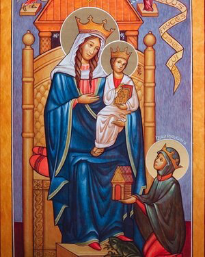 Icon of Our Lady of Walsingham by Amanda de Pulford