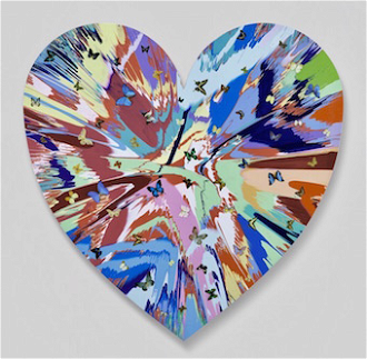 Beautiful Love Demelza Painting with Beautiful Butterflies, 2008, © © Damien Hirst and Science Ltd. All rights reserved, DACS 2012