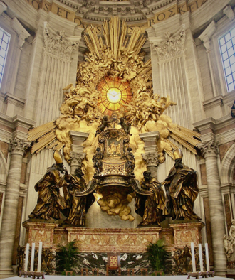 Chair of Saint Peter, by Gian Lorenzo Bernini. 1647-1653, © Christian Art Today