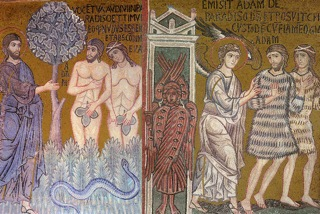 Expulsion from Paradise mosaic