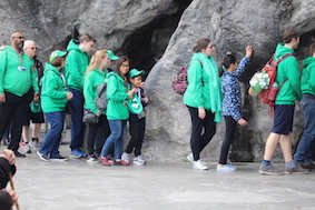 HCPT group visits Lourdes Grotto