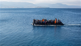 Refugees fleeing war in desperately overcrowded boat - hundreds have died in the attempt to reach safety in Europe - Image: CCME