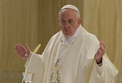 Pope at Casa Santa Marta