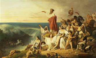 The Children of Israel Crossing the Red Sea,  by Frédéric Schopin, 1855 © Bristol Museums, Galleries & Archives
