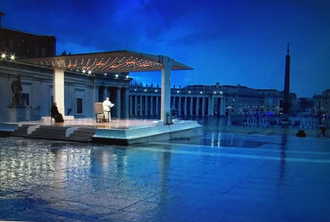 Pope delivers special Urbi et Orbi message in a deserted rainy St Peter's Square