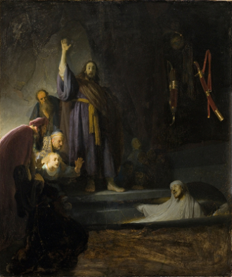 The Raising of Lazarus, by Rembrandt Harmensz. van Rijn, 1630-1632  © Los Angeles County Museum of Art