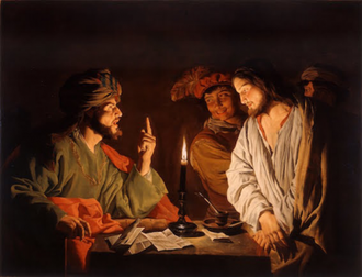 Christ Before Caiaphas, by Matthias Stom 1633 © Milwaukee Art Museum