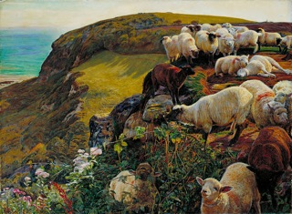 Holman Hunt, The Hireling Shepherd