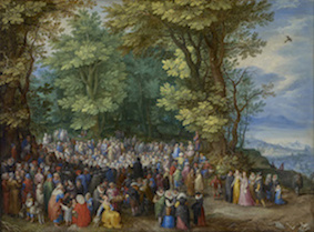 The Sermon on the Mount, by Jan Brueghel the Elder, 1598 © J Paul Getty Museum, Los Angeles