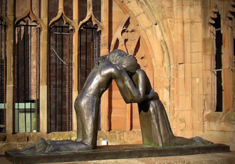 Reconciliation, by Josefina de Vasconcellos 1977 © St Michael's Cathedral, Coventry