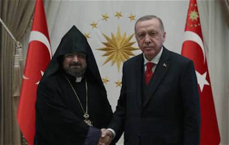 Patriarch Mashalian with President Erdogan