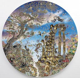 Arrival of the Horse King from Paradise Lost series, by Raqib Shaw 2011© Phillips London, 29 June 2015, lot 11