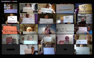 Screenshot - Participants say #NoToAnnexation