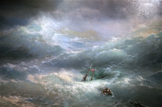 The Wave, by Ivan Aivazovsky 1889 © Russian State Museum, Saint Petersburg