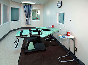 San Quentin state prison injection room