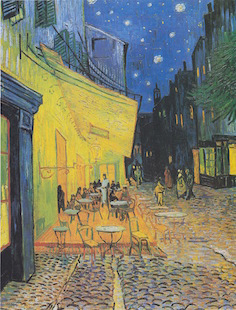 Café Terrace at Night, by Vincent Van Gogh 1888 © Kröller-Müller Museum, Otterlo, Netherlands