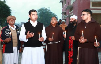 Fr Francis with peace pilgrimage Feb 2019