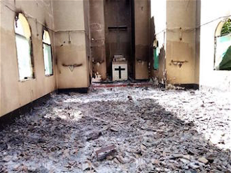 Catholic Church in Mocímboa da Praia was attacked on 27th & 28th June 2020 ©ACN