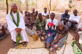 Fr Henry and parishioners