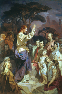 Alexander III and his family with Christ, by Ivan Makarov 1890 © The State Museum of History of Religion, Saint Petersburg