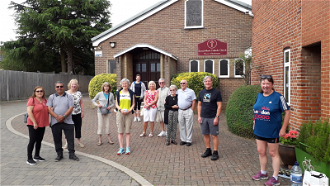 Nearly 50 intrepid walkers joined the challenge
