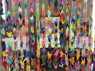 Peace cranes