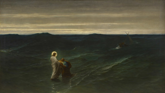 Jesus and Peter on the Water, by Gustave Brion 1863 © C19 Gallery, Beverly Hills