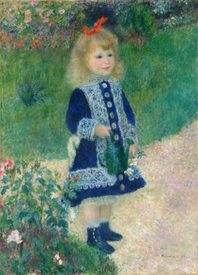 Girl with a Watering Can,  by Pierre-Auguste Renoir 1876 © National Gallery of Art, Washington DC