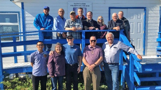 Canadian Catholic Indigenous Council  members during 2019 visit to Northwest Territories