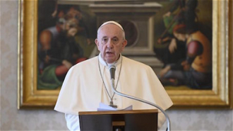 Pope at General Audience streamed from Apostolic Library