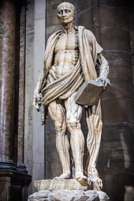 Saint Bartholomew Flayed, by Marco d'Agrate 1562, Marble © Duomo di Milano