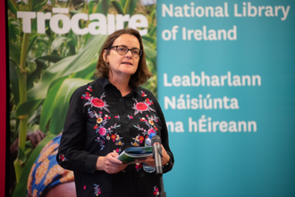 This year's winner in the adult published category, Cliona O'Connell. Image: Garry Walsh.