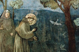 St Francis preaching to the birds - Giotto