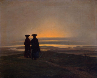 The Brothers (Sunset), by Caspar David Friedrich, 1830 © Hermitage Museum, St Petersburg
