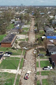 Devastation in wake of Hurricane Laura image: DLC