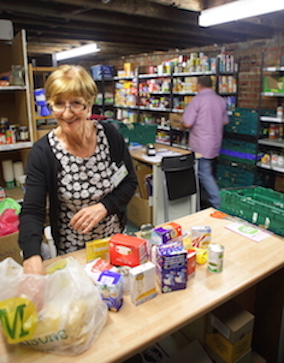 SVP preparing food parcels