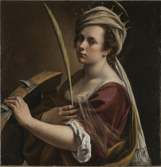 Artemisia - self portrait as St Catherine