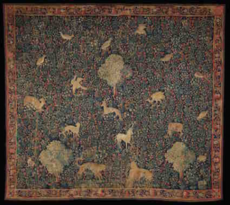 A Millefleurs Tapestry with Birds and Animals. 1530-1545 © Minneapolis Institute of Art, USA