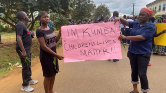 Protest in Kumba after the attack