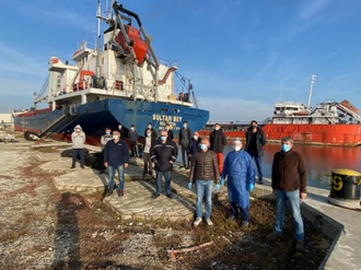 Free at last! Crew of the Sultan Bey